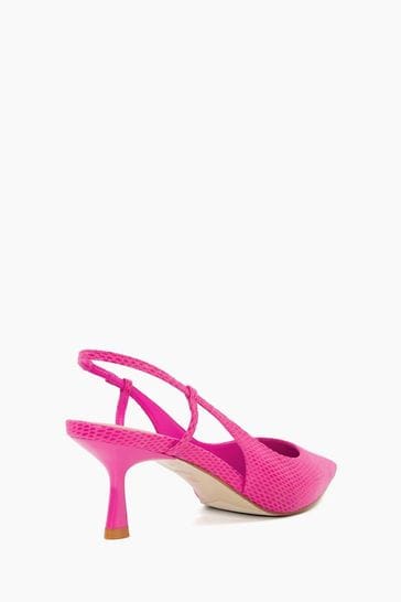 Hot pink slingback heels store