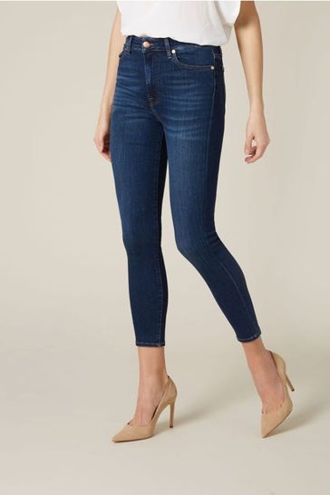 7 For All Mankind Aubrey High Rise Skinny Jeans