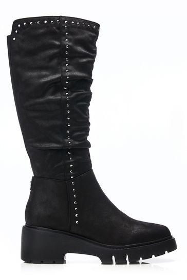 Moda in 2025 pelle wedge boots