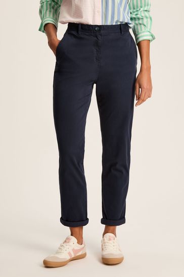 Joules Navy Slim Fit Chino Trousers