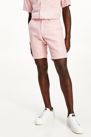 tommy hilfiger linen shorts