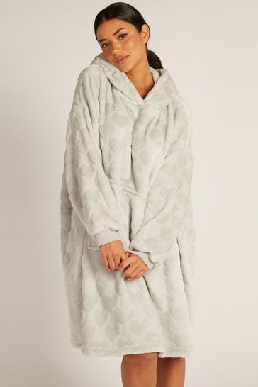 Buy Grey Oversized Blanket Hoodie from Next Estonia