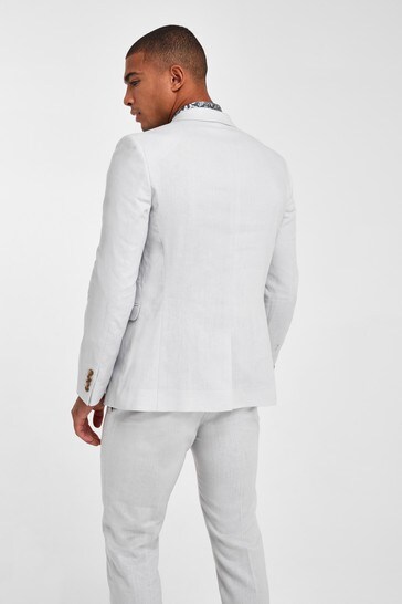 white suit coat