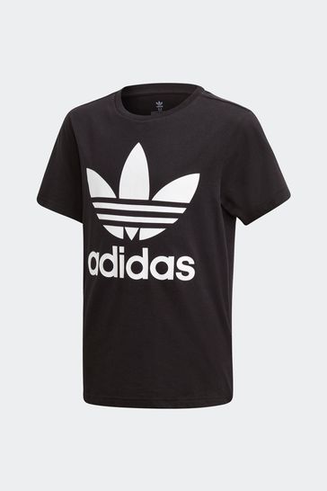 Buy adidas Black Originals Trefoil T Shirt from Next Netherlands