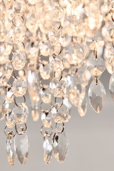 Buy Chrome Elena 3 Light Flush Ceiling Light from the Next UK