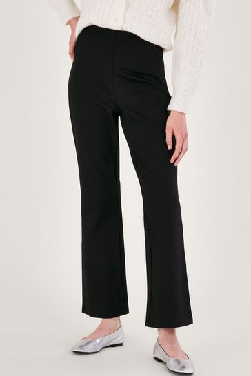 Monsoon Black Ponte Petra Trousers