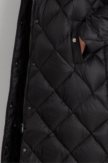 Lauren ralph lauren diamond quilted packable down maxi coat new arrivals