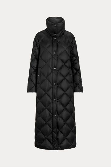 Lauren ralph lauren hooded diamond hotsell quilted packable down puffer coat