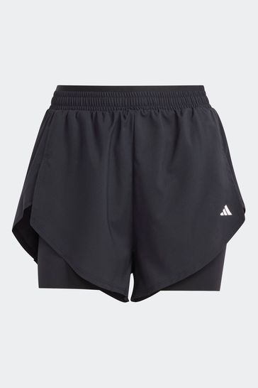 adidas Black Training 2-In-1 Shorts