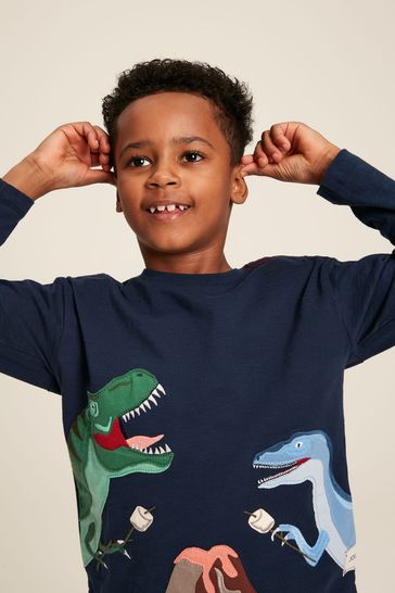 Buy Joules Dylan Long Sleeve Dinosaur T Shirt from Next France