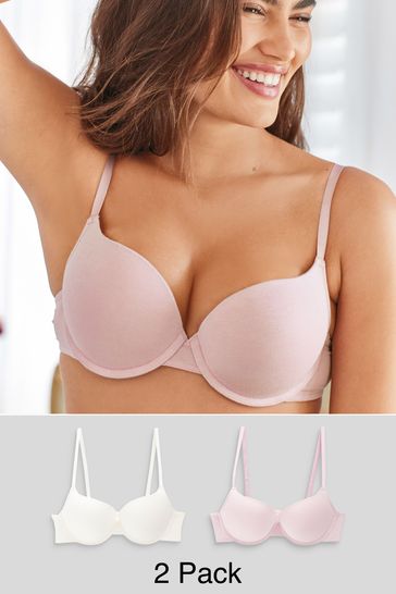 Buy Lilac/Cream Push-Up Triple Boost Bra 2 Pack from Next Germany