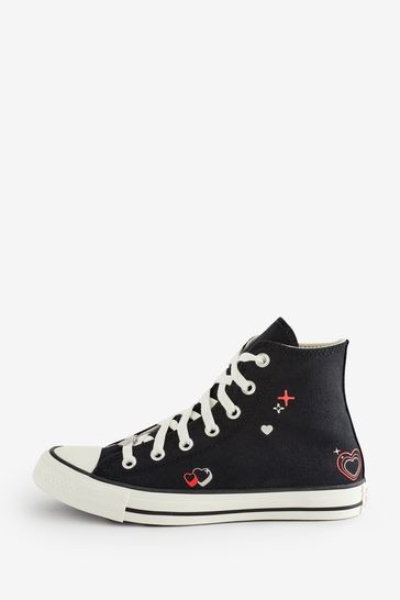 Converse Heart Detail Chuck Taylor Trainers