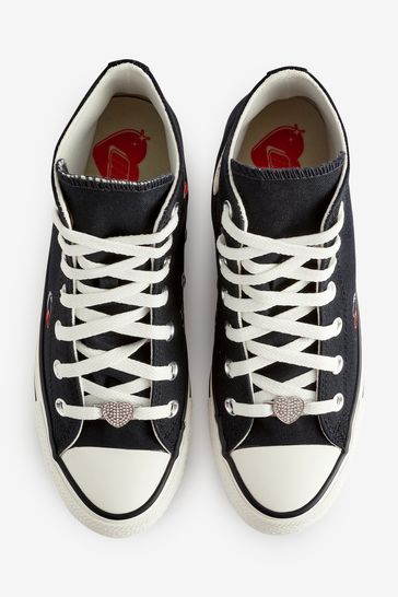 Converse heart chuck trainer best sale