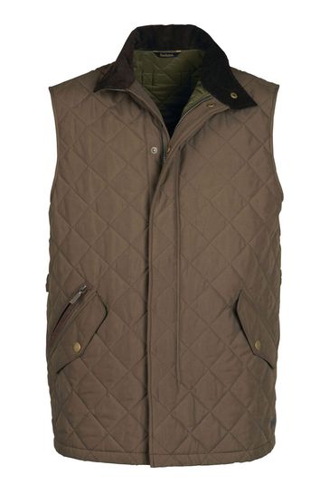 Green barbour clearance gilet