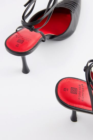 Buy Black Forever Comfort Cage Point Toe Heels from Next Singapore