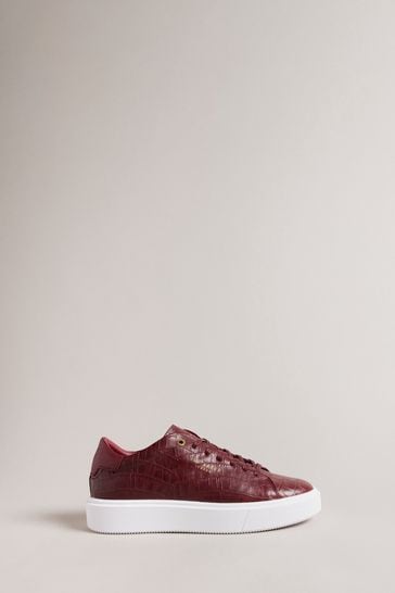 Ted baker red trainers store