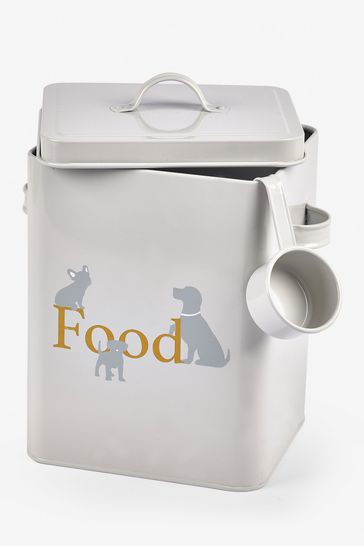 Metal dog food container deals