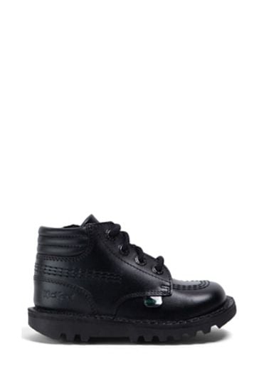 Kickers Black Infant Boys Hi Padded Boots