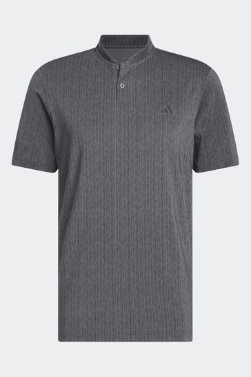 Adidas collarless golf shirts sales