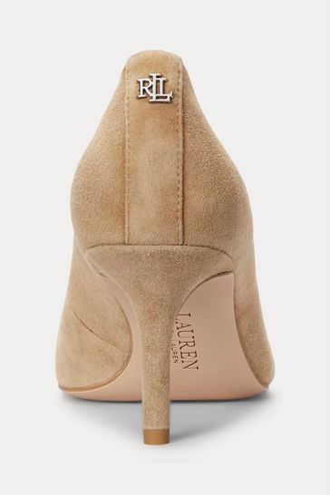 Ralph lauren lanette suede pumps top