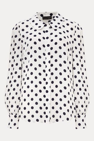 next polka dot blouse