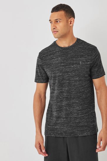 Black Single Stag Marl T-Shirt