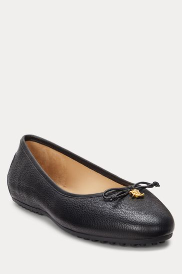 Buy Lauren Ralph Lauren Jayna Ballet Black Pumps from Next Turkey
