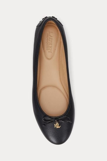 Buy Lauren Ralph Lauren Jayna Ballet Black Pumps from Next Turkey