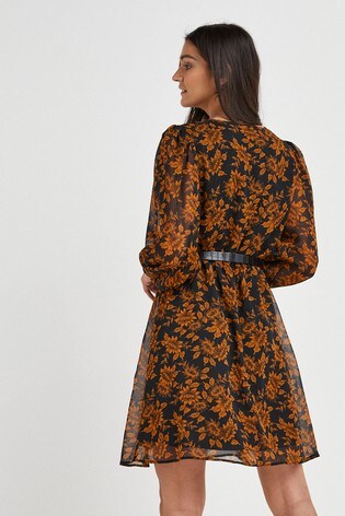 Buy Belted Wrap Dress from Next Luxembourg