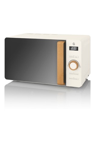 Nordic White Microwave by Swan