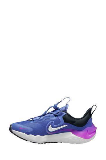 Buy Nike Blue Run Flow Easy On Youth Trainers from Next Netherlands