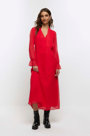 Midi tea dress uk clearance