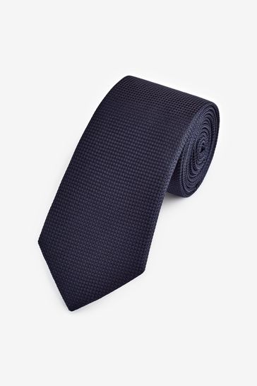 Navy Blue Signature 'Made In Italy' Tie