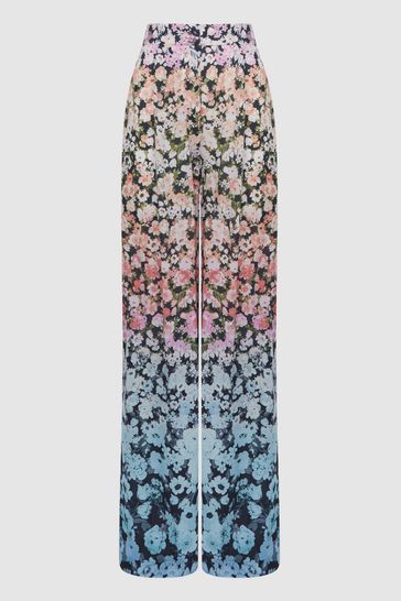 Petite floral clearance trousers