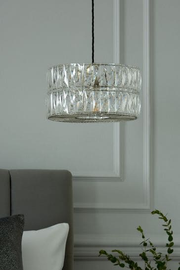 Buy Clear Aria Easy Fit Lamp Shade from Next USA