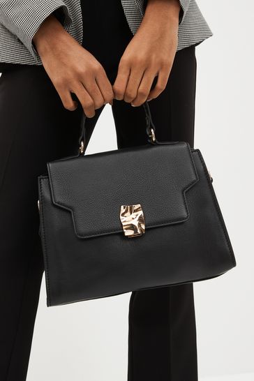 Black store handle bag