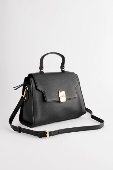 Black top handle cheap crossbody bag