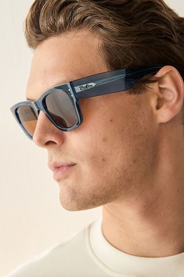 Buy Ray Ban Blue MEGA WAYFARER Sunglasses from Next Luxembourg