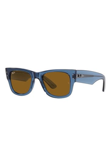 Buy Ray Ban Blue MEGA WAYFARER Sunglasses from Next Luxembourg