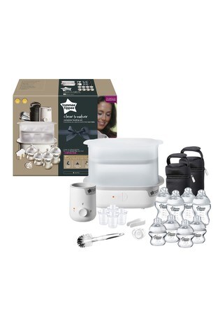 Tommee Tippee White Closer To Nature Complete Feeding Set