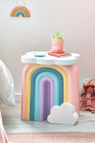 Pink Rainbow Bedside Table