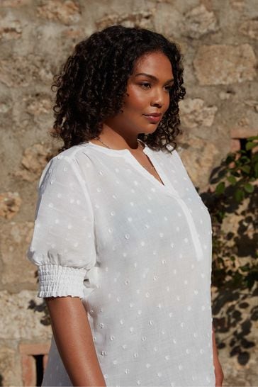 3x top white blouse