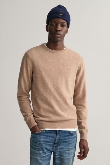 GANT Superfine Lambswool Crew Neck Jumper