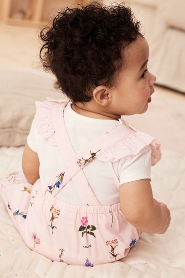 Buy Baker by Ted Baker Frilled Floral Romper and T Shirt Set from Next Denmark