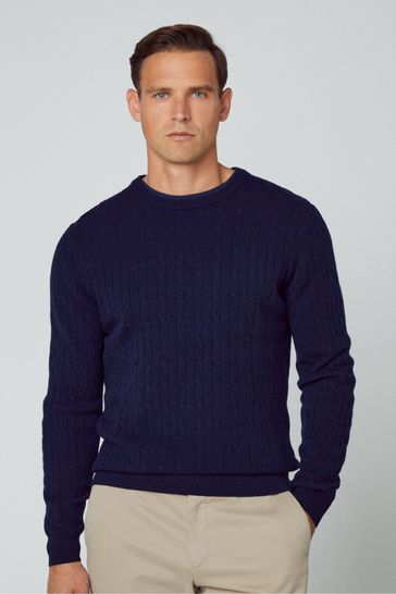 Hackett London Men Blue Jumper