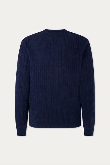 Buy Hackett London Men Blue Jumper from Next Luxembourg