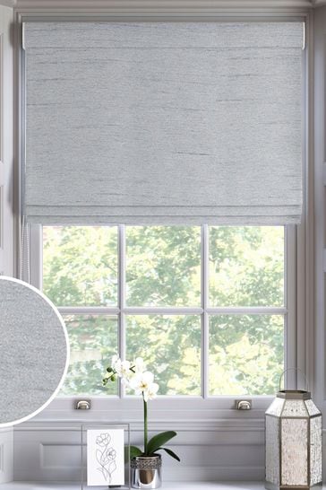 Grey Eloise Made To Measure Roman Blind