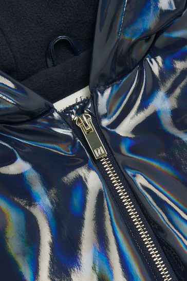 River island clearance iridescent puffer jacket
