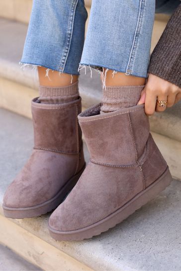 Fur lined ankle boots clearance womens