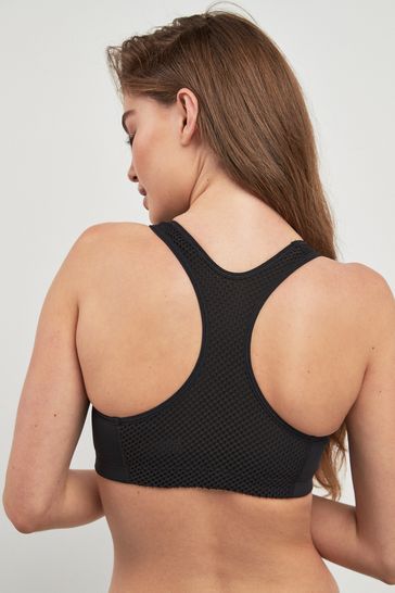 Shock Absorber Active Crop Top Bra - Black